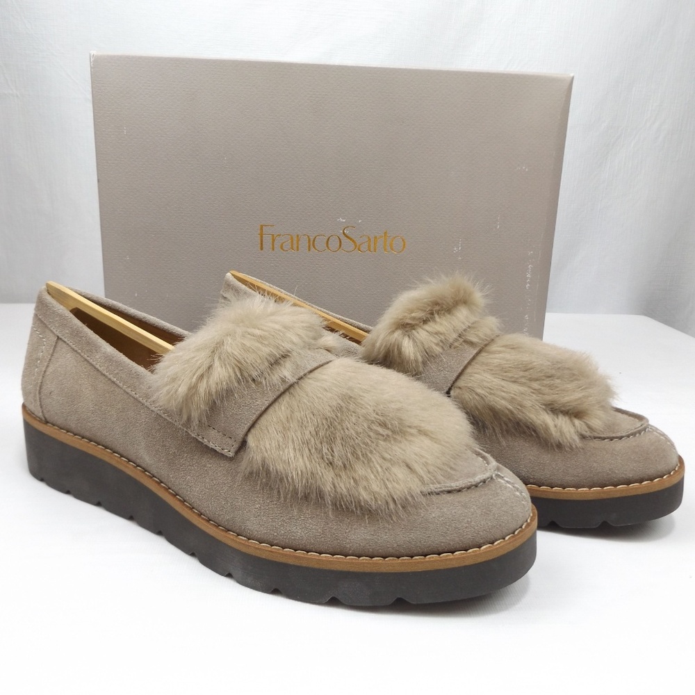 Franco Sarto Harriet Wedge Loafer - Taupe - 9M